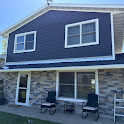 Finished residential siding project